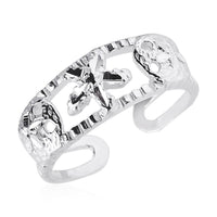 Thumbnail for Toe ring with Starfish in Sterling Silver Toe Rings Angelucci Jewelry   