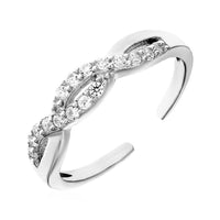 Thumbnail for Toe Ring with Two Dolphins in Sterling Silver Toe Rings Angelucci Jewelry   
