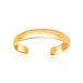 14k Yellow Gold Toe Ring in a Polished and Simple Style Toe Rings Angelucci Jewelry   
